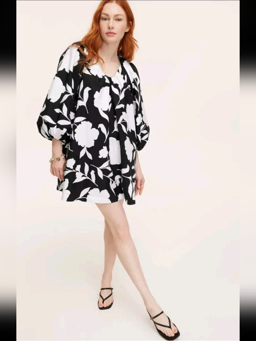 Kate Spade x Target Floral Puff Sleeve Mini Dress